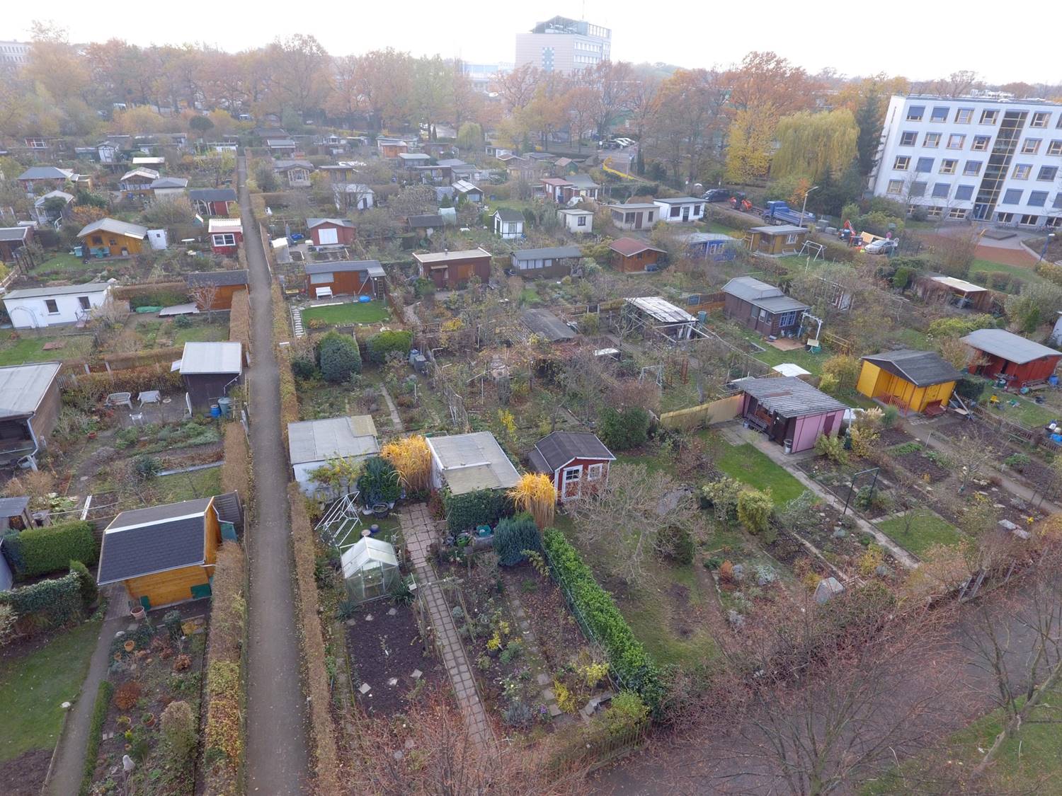 Überblick Gartenanlage